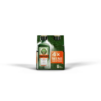 Jägermeister 35 % 4 x 20 ml pack
