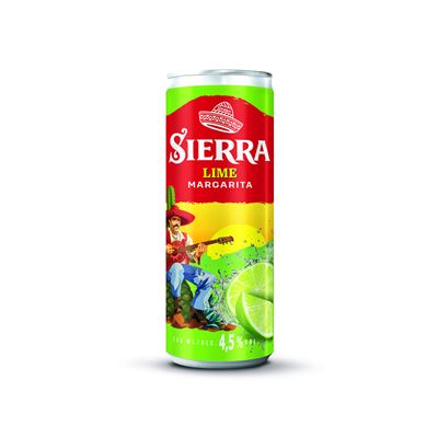 SIERRA Lime/limeta Margarita 4,5 % 12 x 250 ml