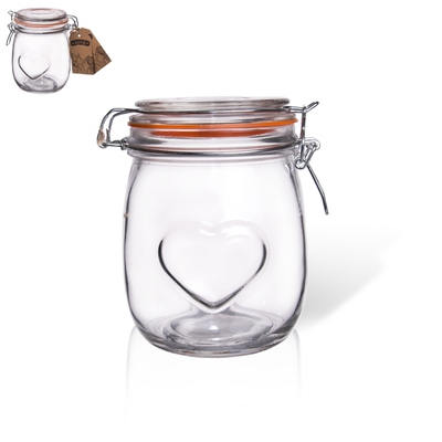 ORION Dóza BELA s patentním uzávěrem srdce 750 ml