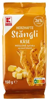 K-CLASSIC Máslové tyčinky sýrové/slané