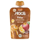Mogli Bio kakaová kapsička s jablkem a banánem 100g