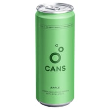 Cans Sycená voda s příchutí jablka a bezového květu 330ml
