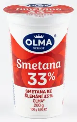 Smetana ke šlehání 33% Olma