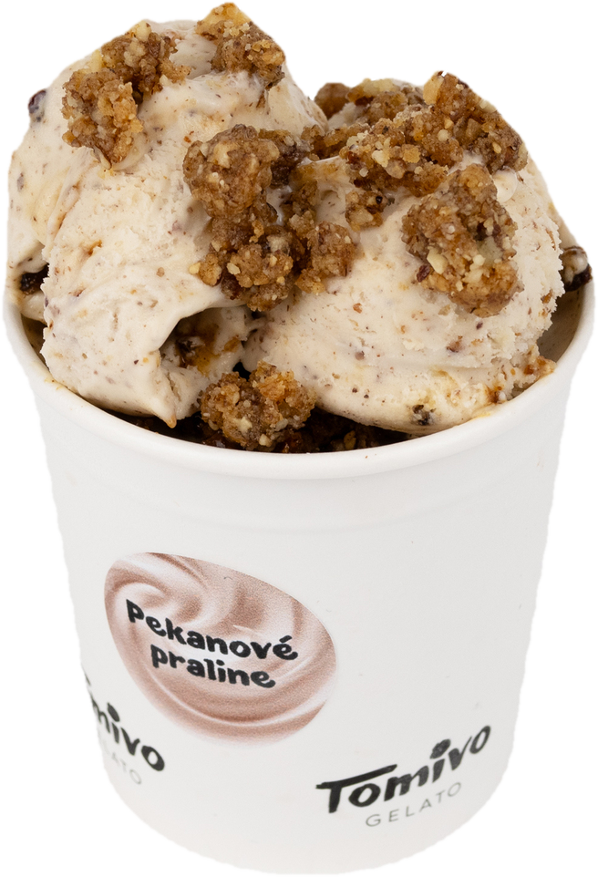 Tomivo Gelato Pekanové praline zmrzlina