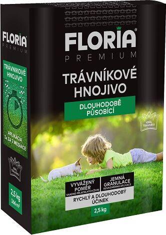 FLORIA Trávníkové hnojivo dlouhodobé působení 2,5 kg