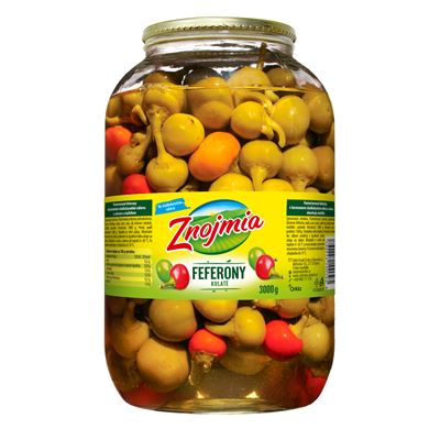 Znojmia Feferonky kulaté 3 kg