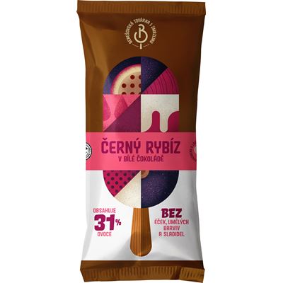 Benešovská továrna na zmrzlinu černý rybíz mraž. 30 x 70 ml