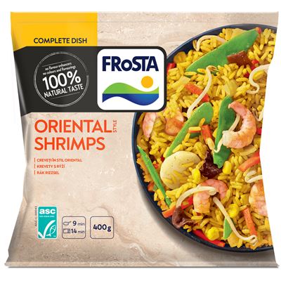 Krevety s rýží mraž. 400 g