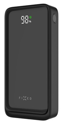 FIXED Powerbanka Zen2 20 s LCD displejem a výstupem PD 20W, 20 000 mAh, černá