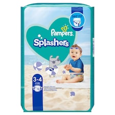 Pampers Splashers Baby Shark 3, 12 Jednorázové Plenkové Kalhotky do Vody, 6kg - 11kg