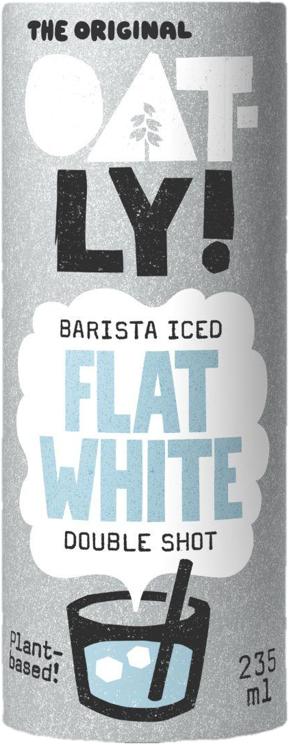 Oatly! Nápoj ovesný Barista iced flat white