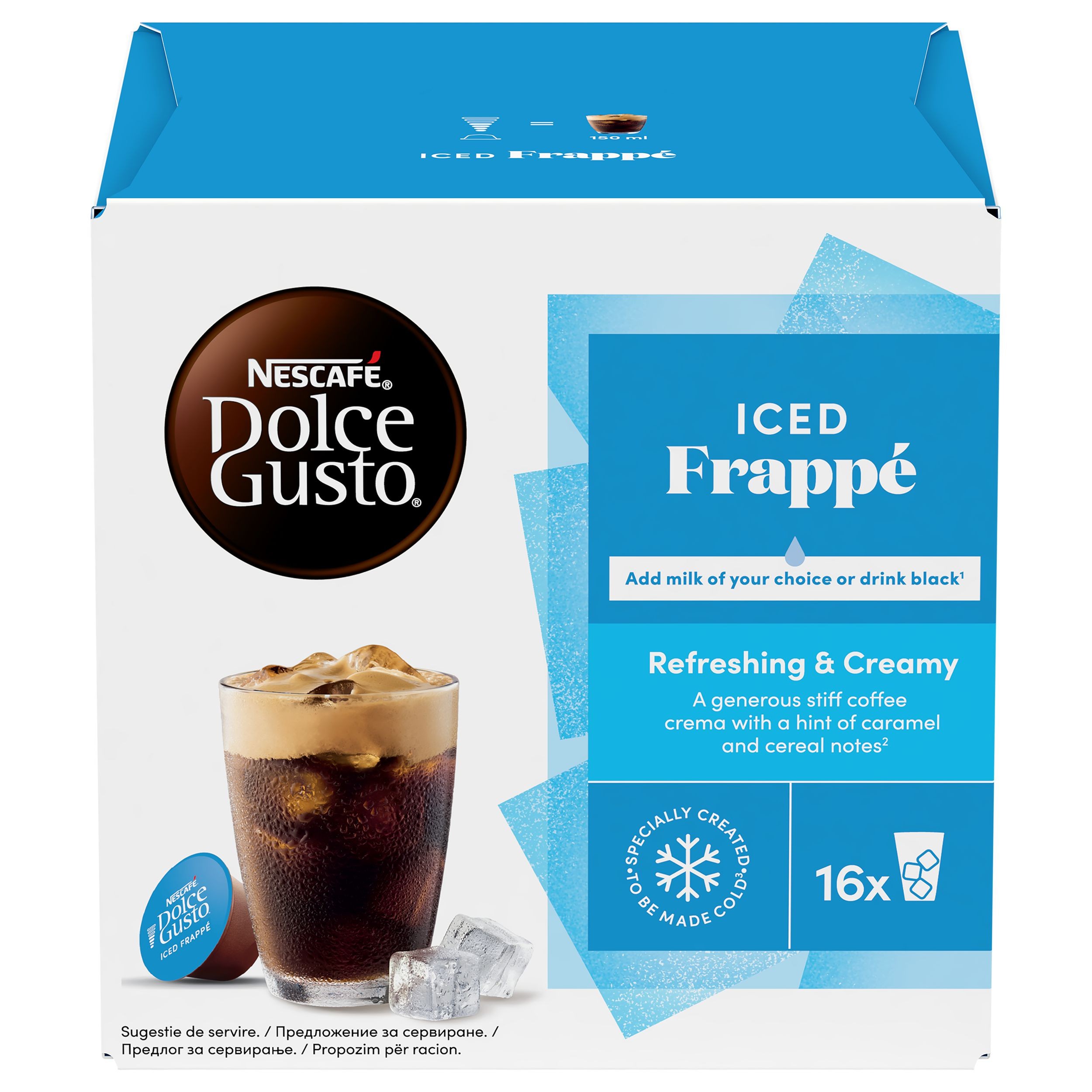 Nescafé Dolce Gusto Iced Frappé kávové kapsle 16 ks