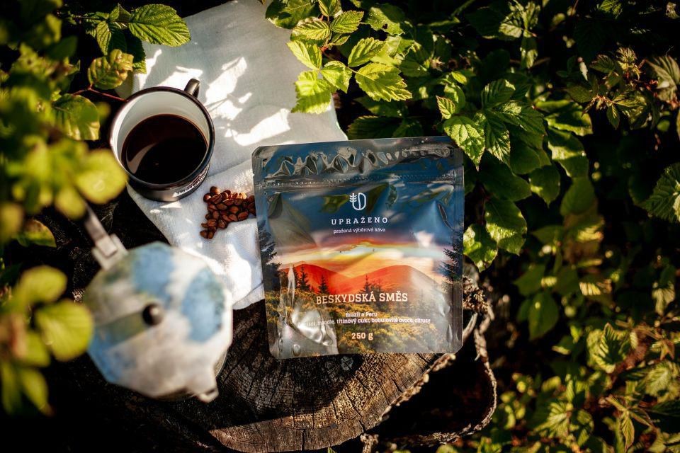 Beskydská směs zrnková káva 100 % Arabica 250 g