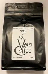 Vera coffee Peruánská zrnková káva 250g