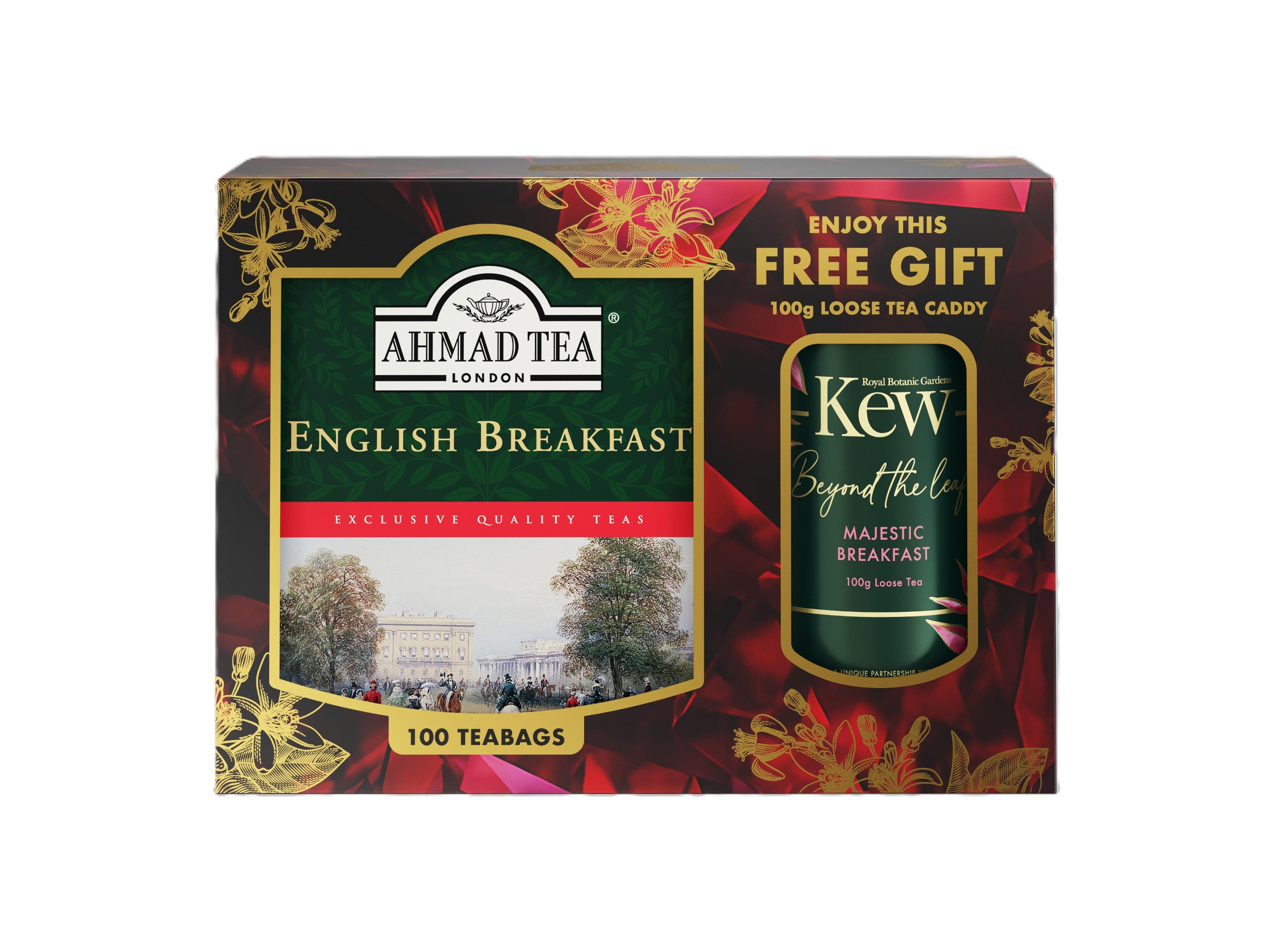Ahmad Tea English Breakfast 200g + Kew Majestic Breakfast 100g