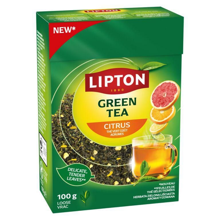 Lipton Green Citrus sypaný čaj 100g