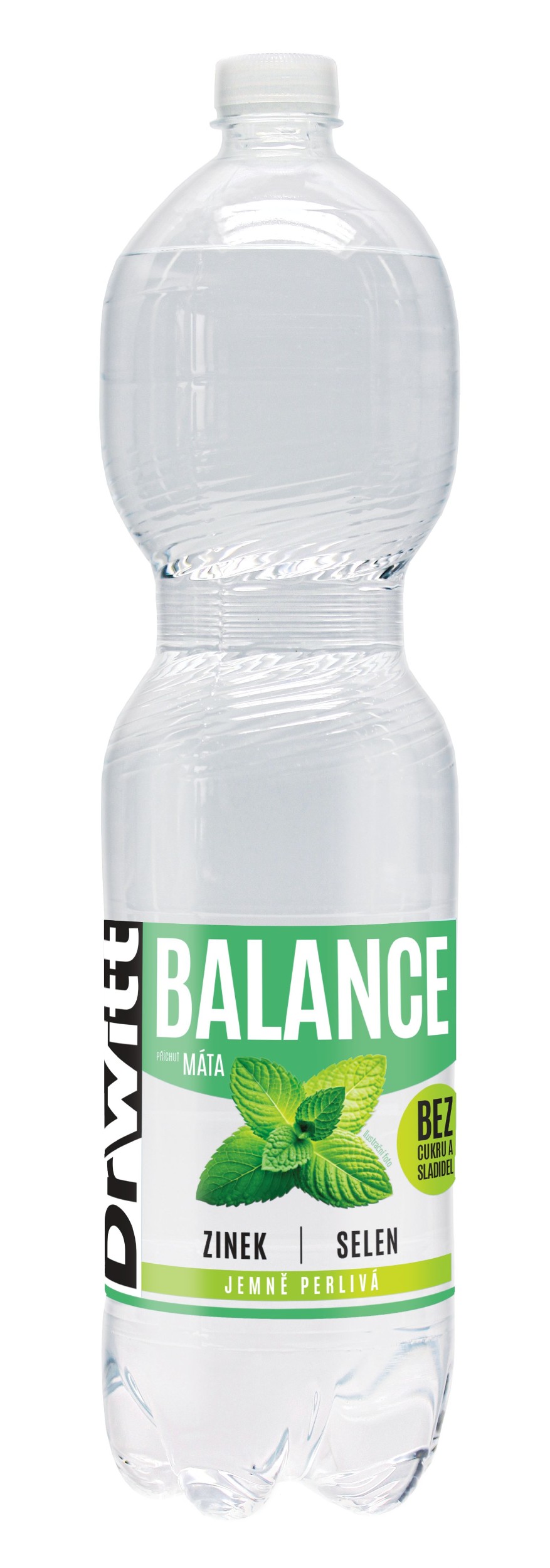 DrWitt Balance jemně perlivá máta 1,5L PET