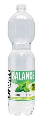 DrWitt Balance jemně perlivá máta 1,5L PET