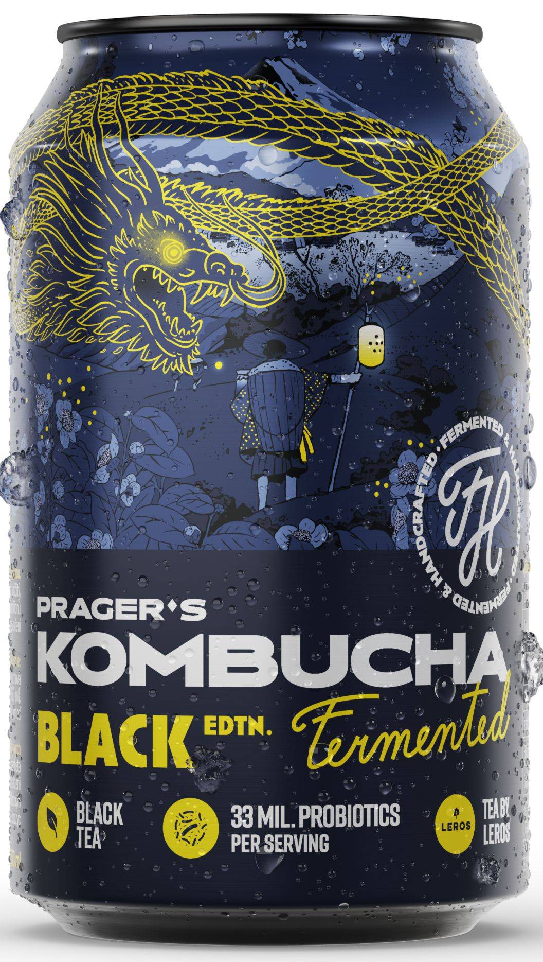 Prager's Kombucha Black Edition 0,33l