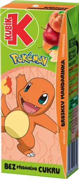 Kubík POKÉMON jablko příchuť MANDARINKA-BROSKEV 0,2L TP