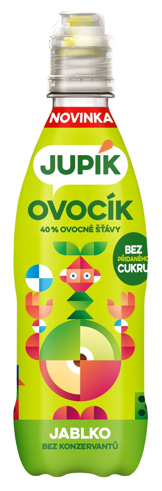 Jupík Ovocík 40% jablko 0,33l