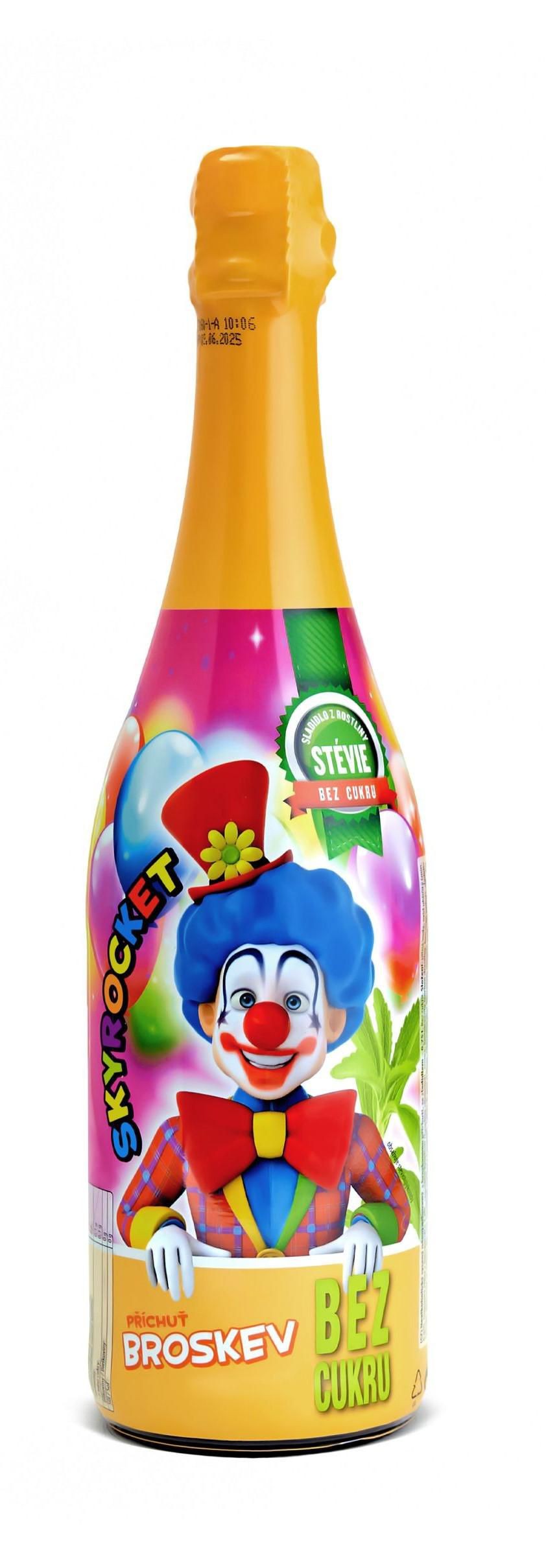 Sky Rocket Broskev se Stévií bez cukru