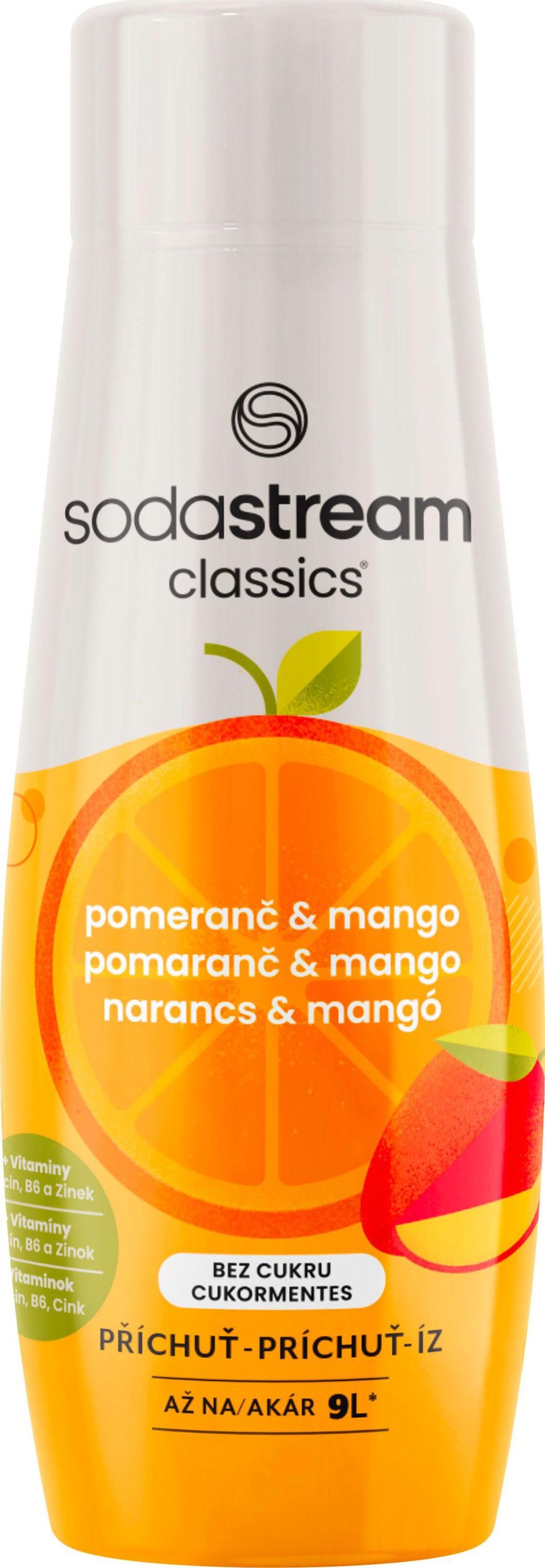 Sodastream Příchuť Pomeranč Mango Zero 440ml