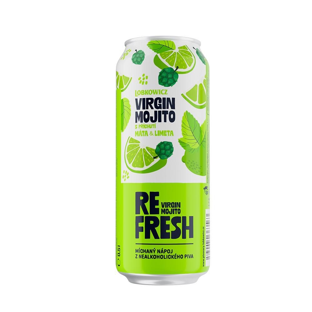 Lobkowicz Refresh Virgin Mohito plech