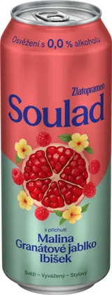 Zlatopramen Soulad 0,0 malina granátové jablko ibišek