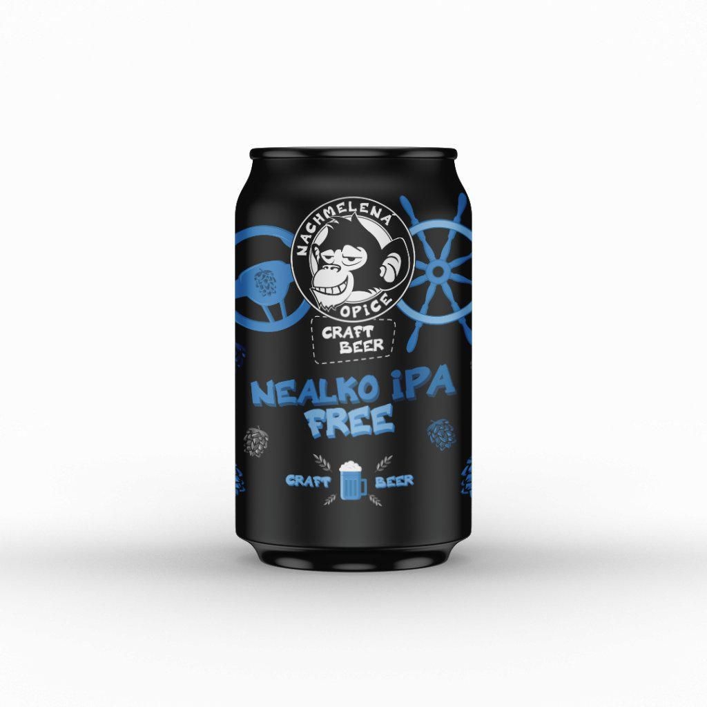 Nachmelená Opice, Nealko IPA FREE plech 0,33L