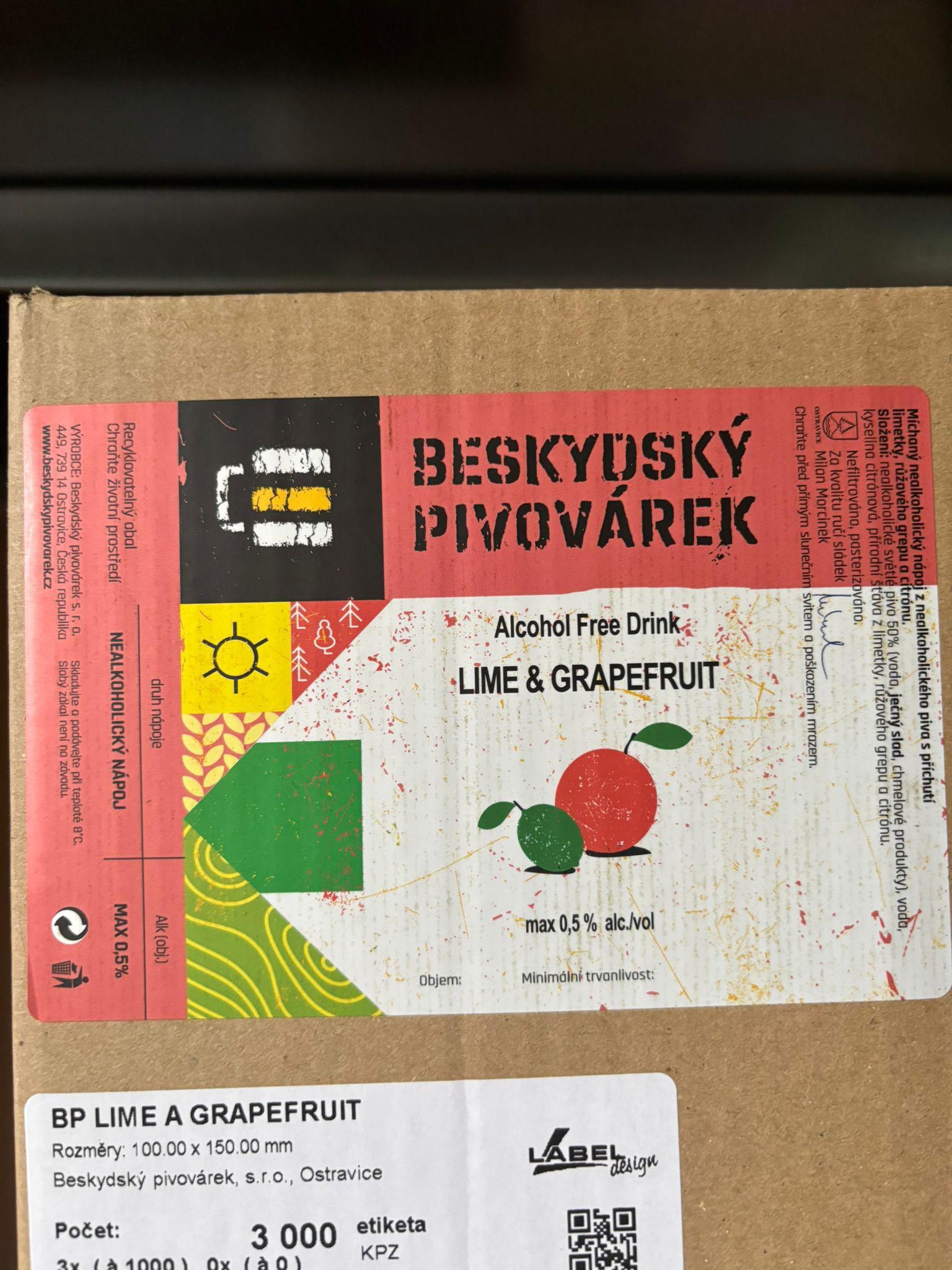 Lime & Grapefruit plech