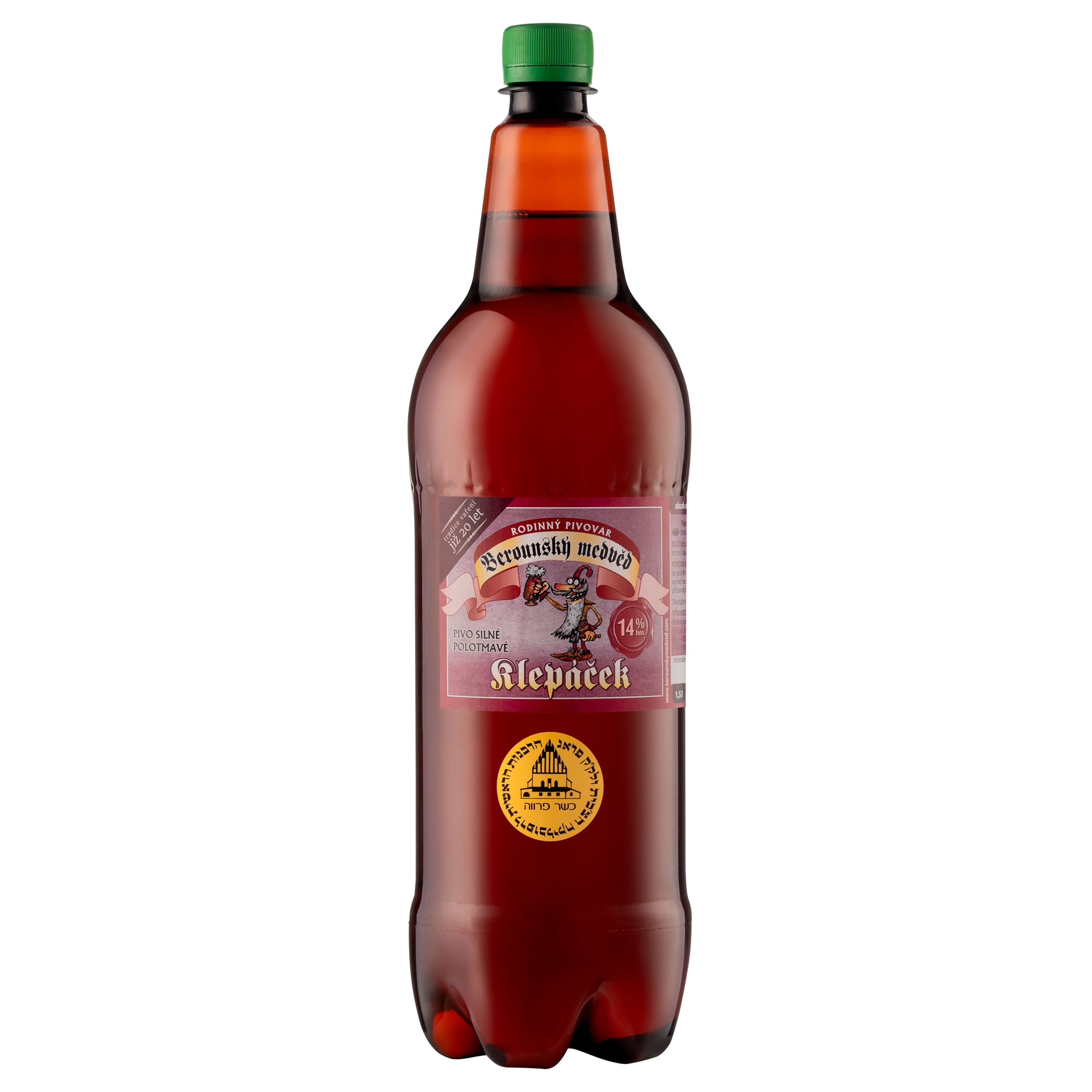 Berounský medvěd Klepáček 14° 1,5l