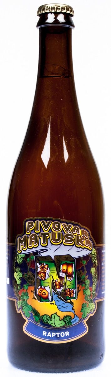 Raptor 15% EPM polotmavé svrchně kvašené silné pivo 750 ml