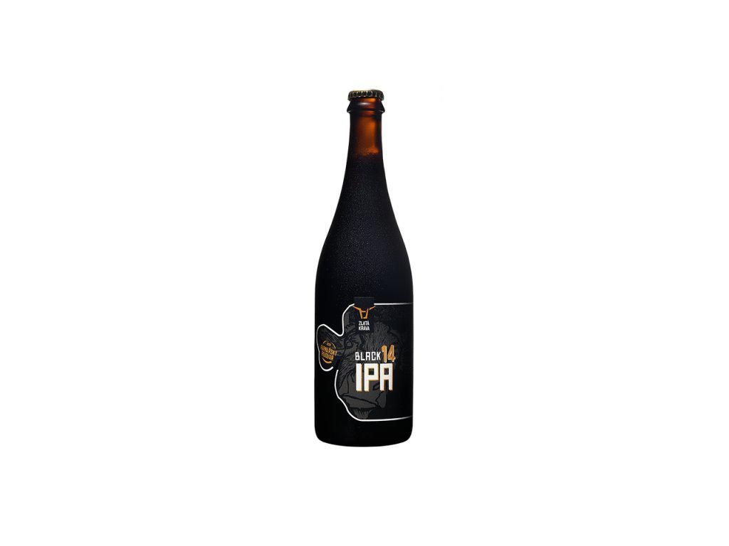 Zlatá kráva Black IPA 14 0,7 l