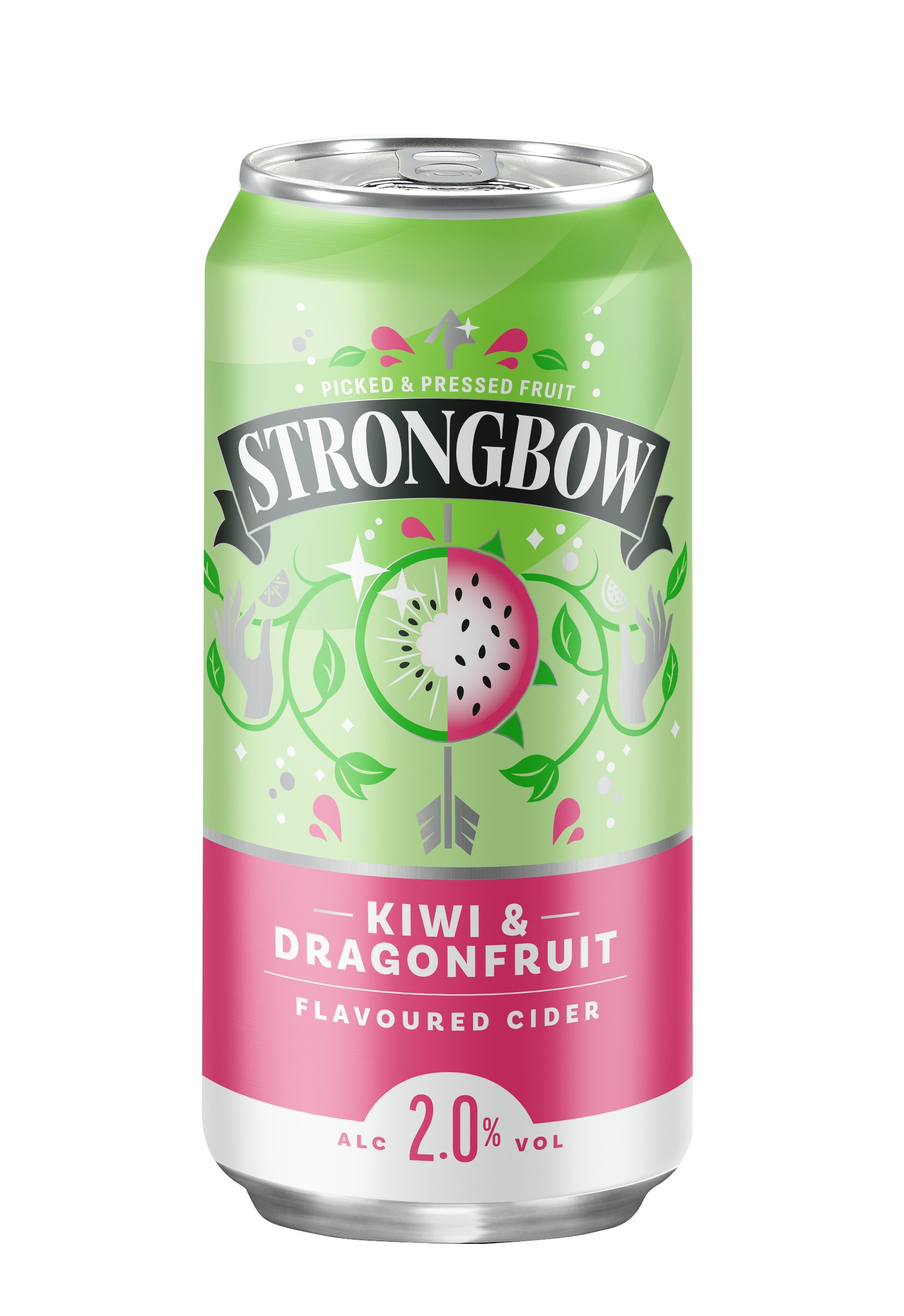 Strongbow kiwi & dragon fruit