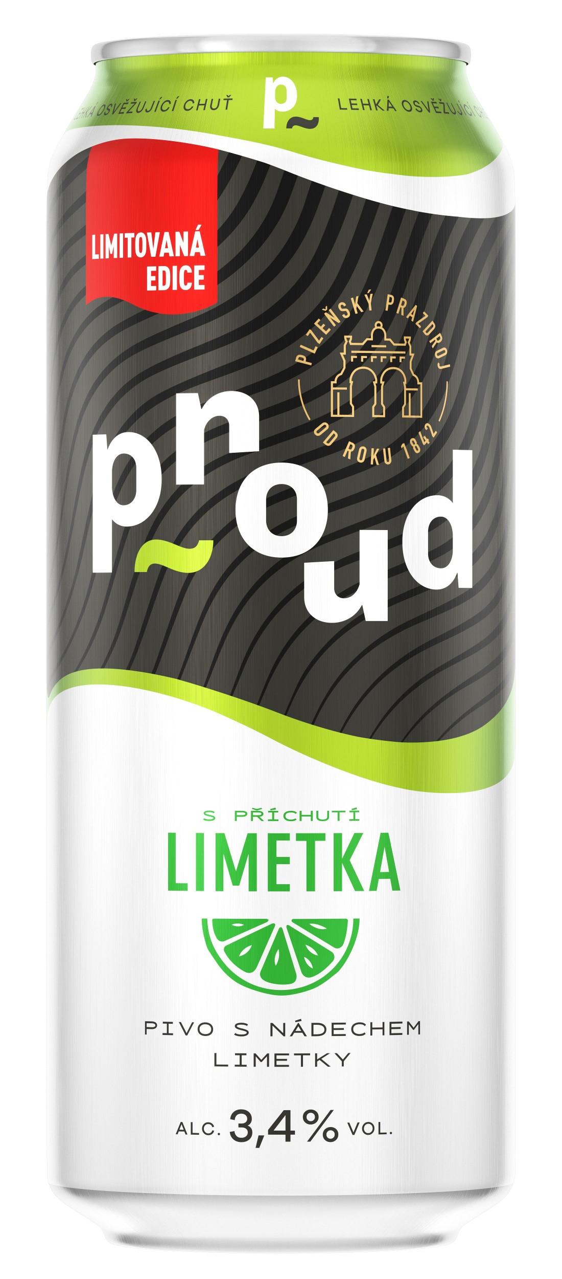 Proud s příchutí limetky 0,5l