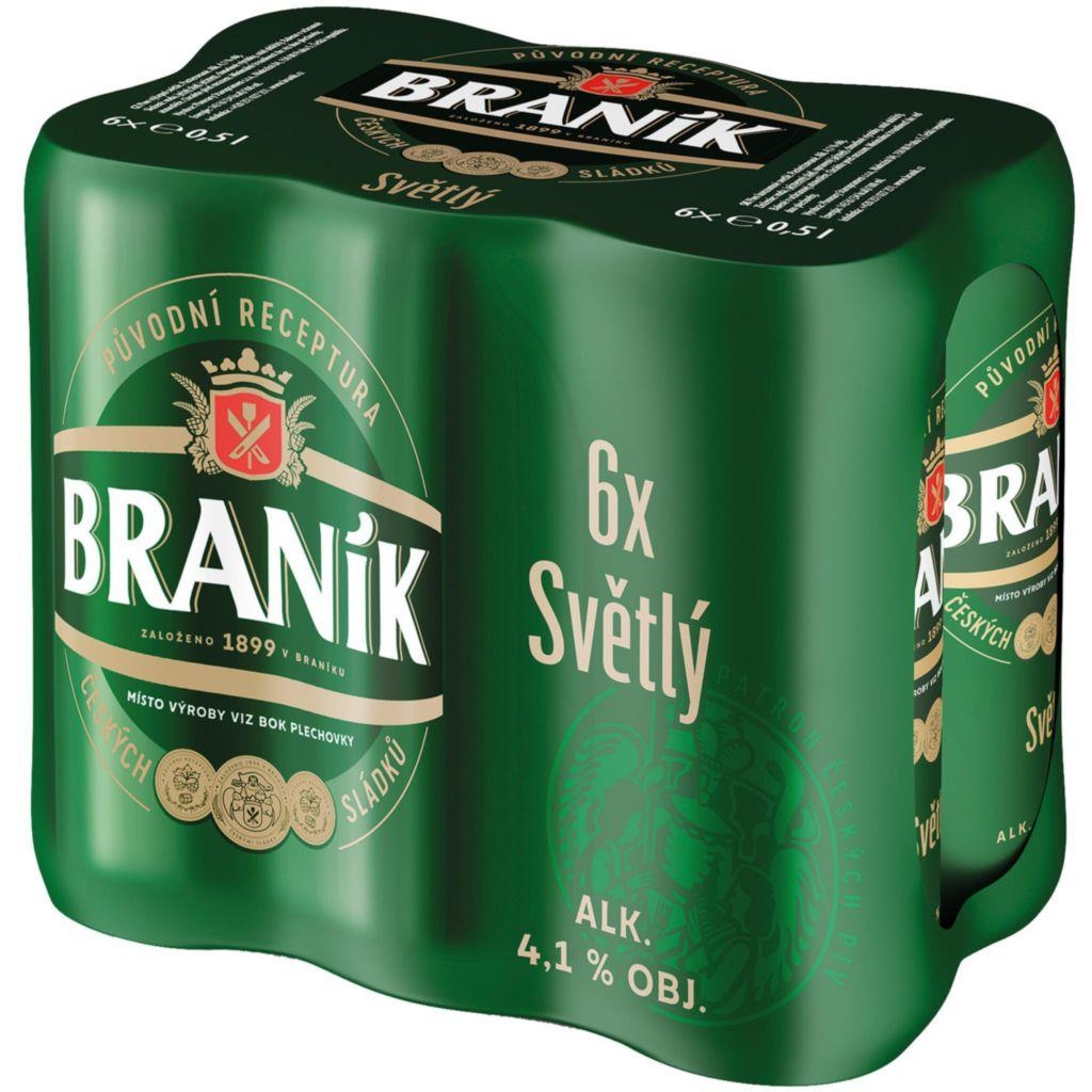 Braník Světlý Shrink pivo 3 l