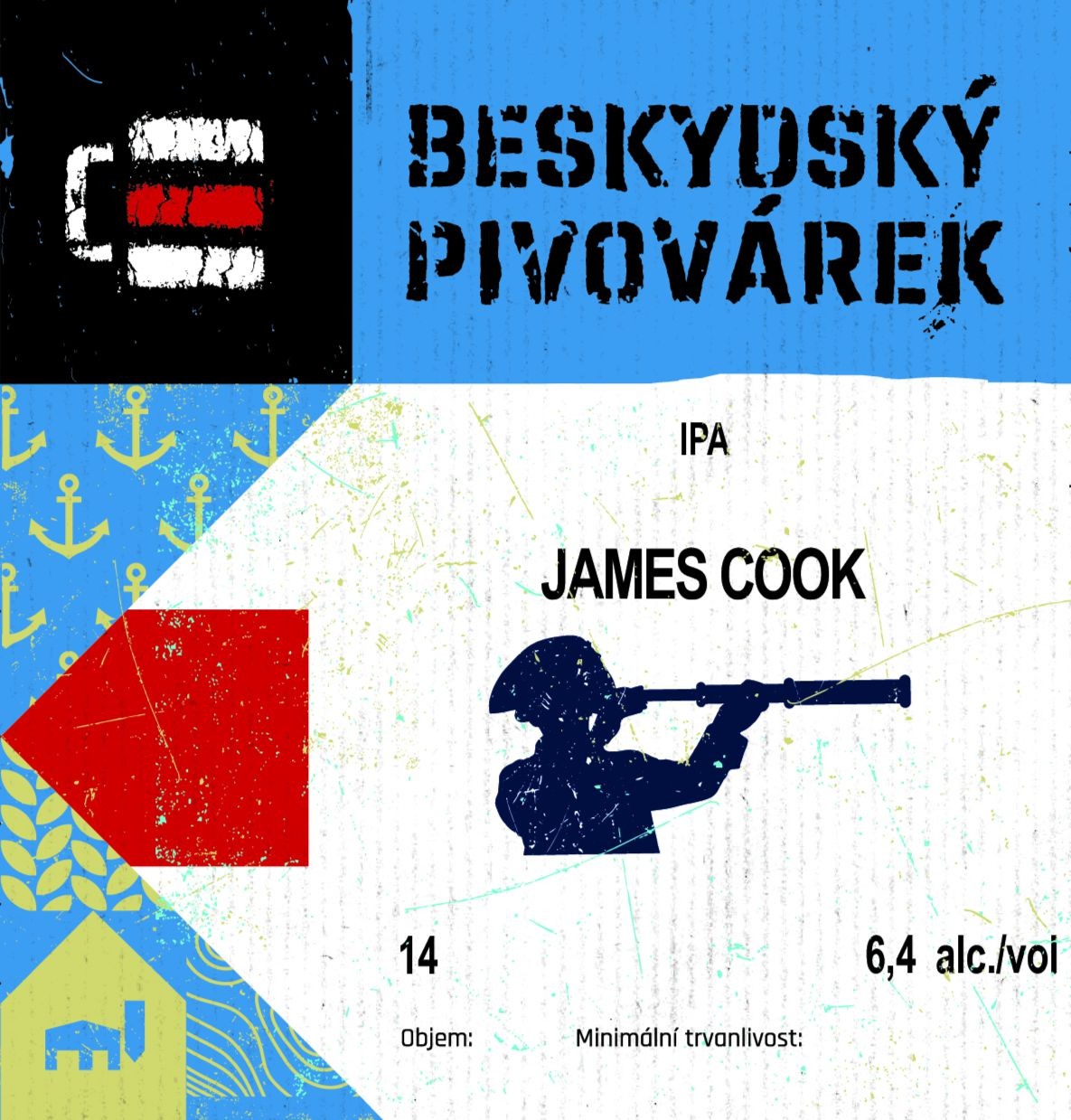Pivo z Beskydského pivovárku JAMES COOK IPA 1L PET;new_brand