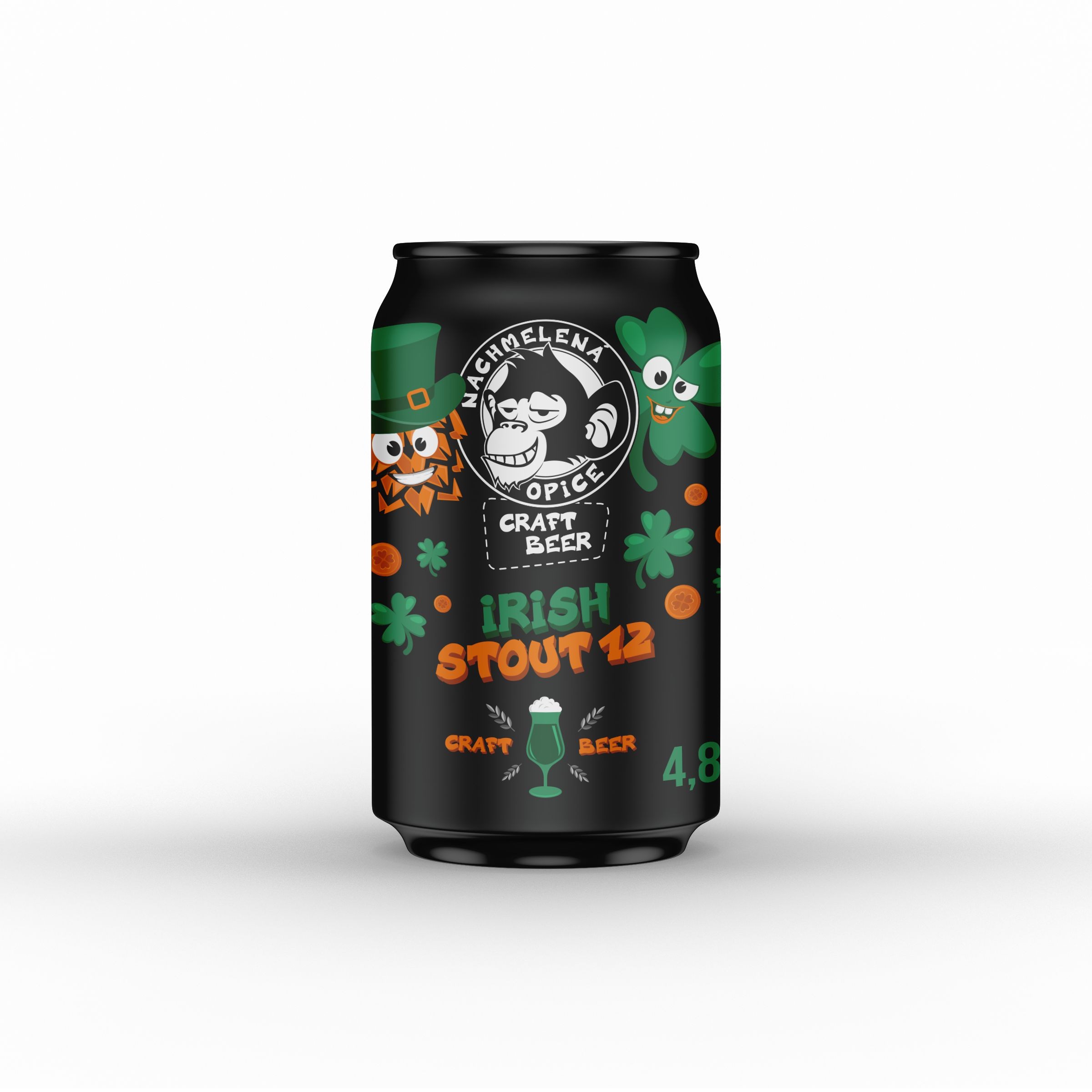 Nachmelená Opice, Irish STOUT 12, 0,33L