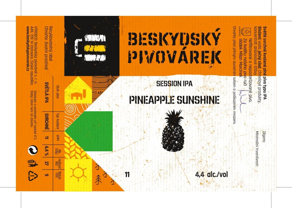 Pineapple Sunshine session IPA