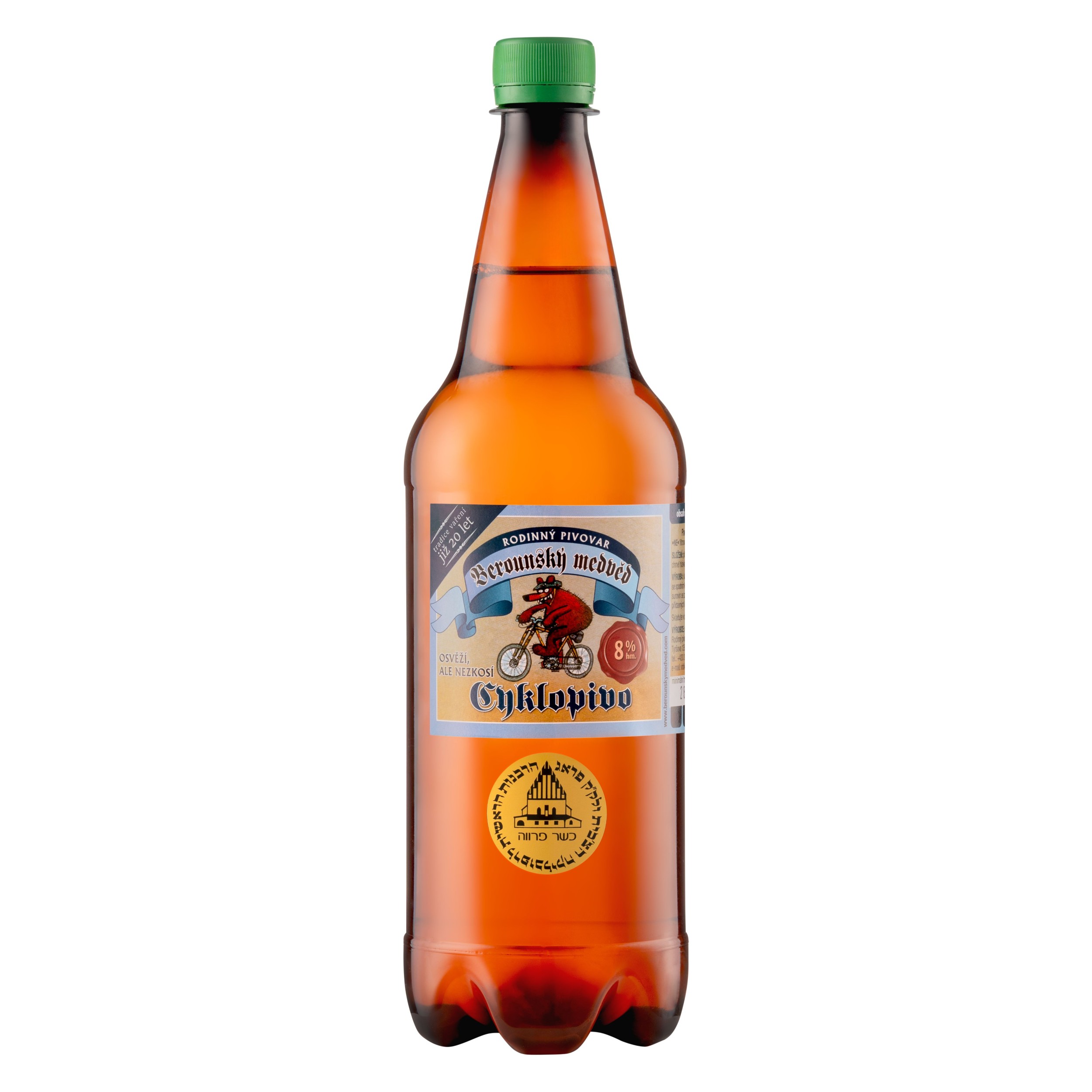 Berounský medvěd Cyklopivo 8° 1 l