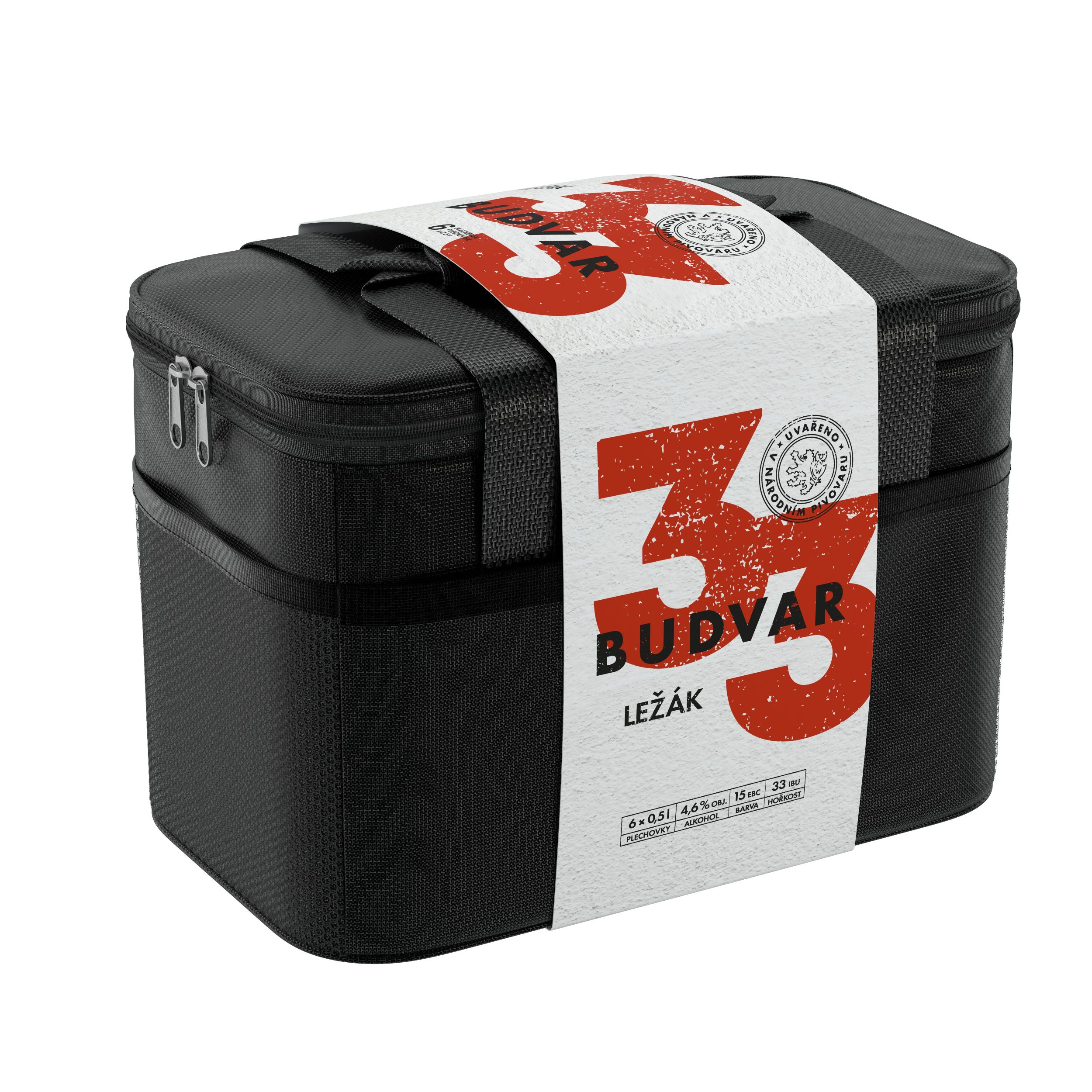 Budvar 33 Thermobag 6x0,5l