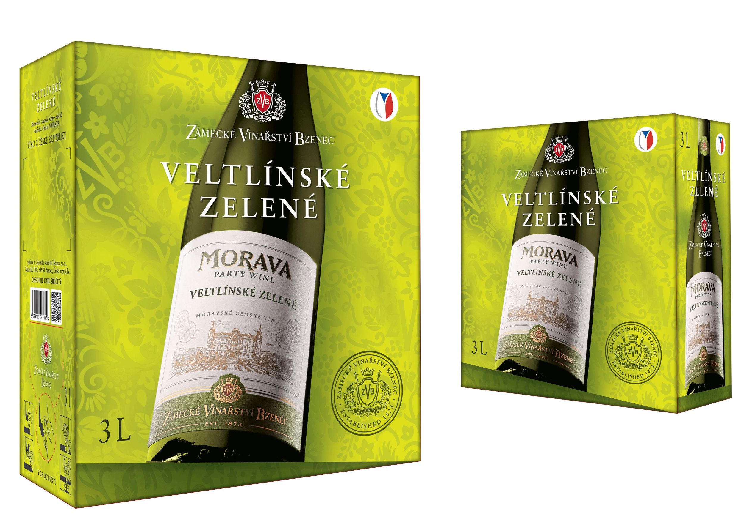 Veltlínské zelené BIB 3l