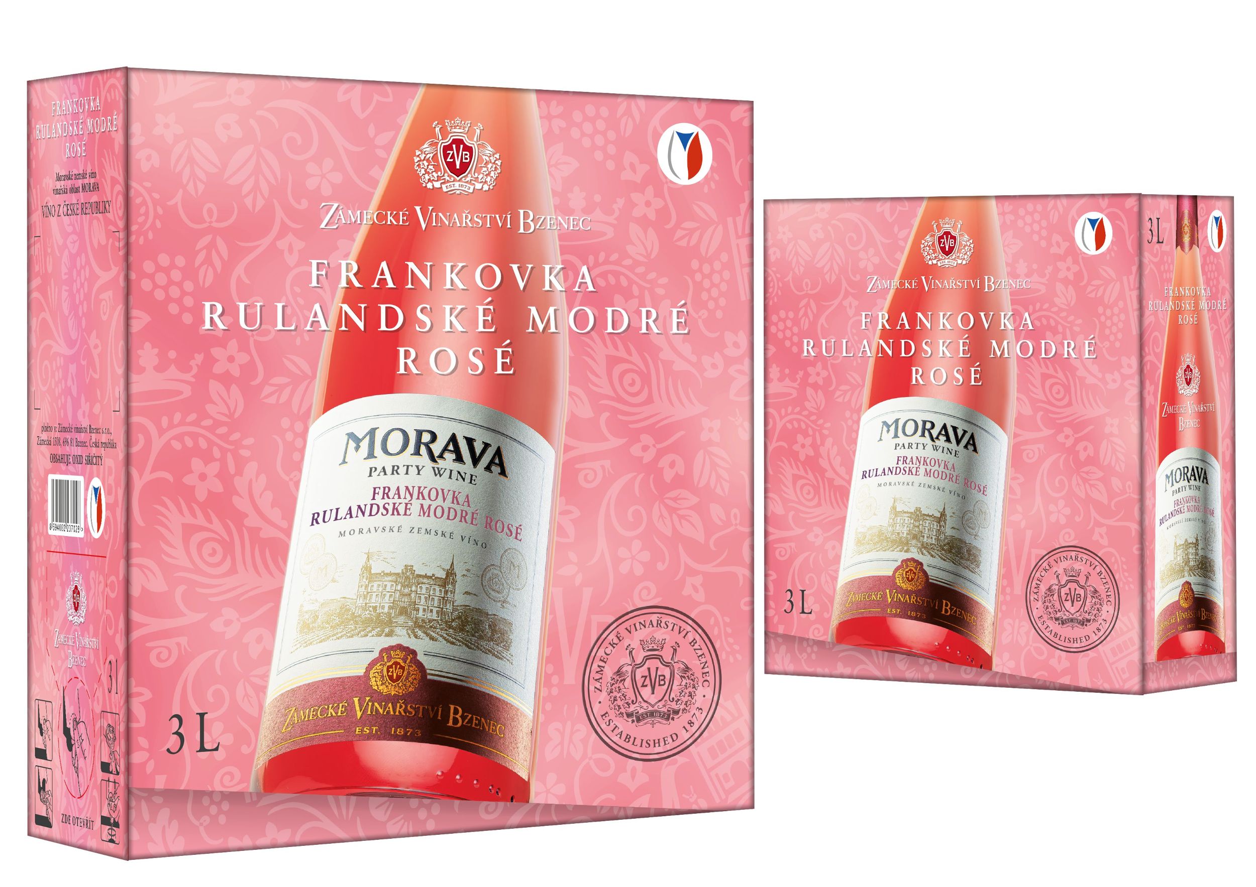 Frankovka + Rulandské modré rosé BIB 3l