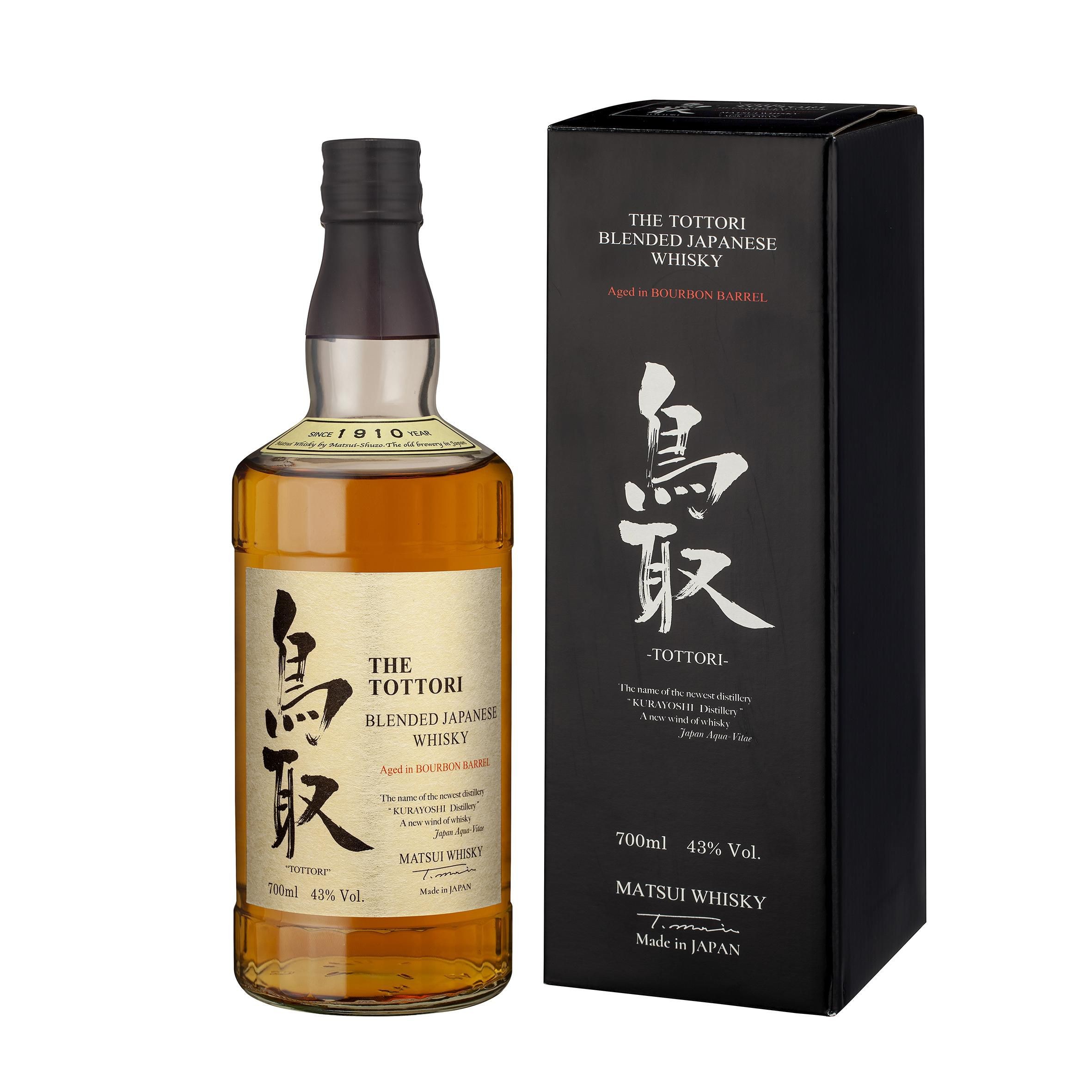 Tottori Japanese Whisky, Bourbon barrel 43% 0,7L