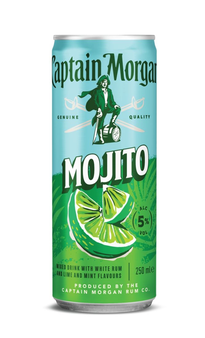 Captain Morgan Mojito 5% 0.25l