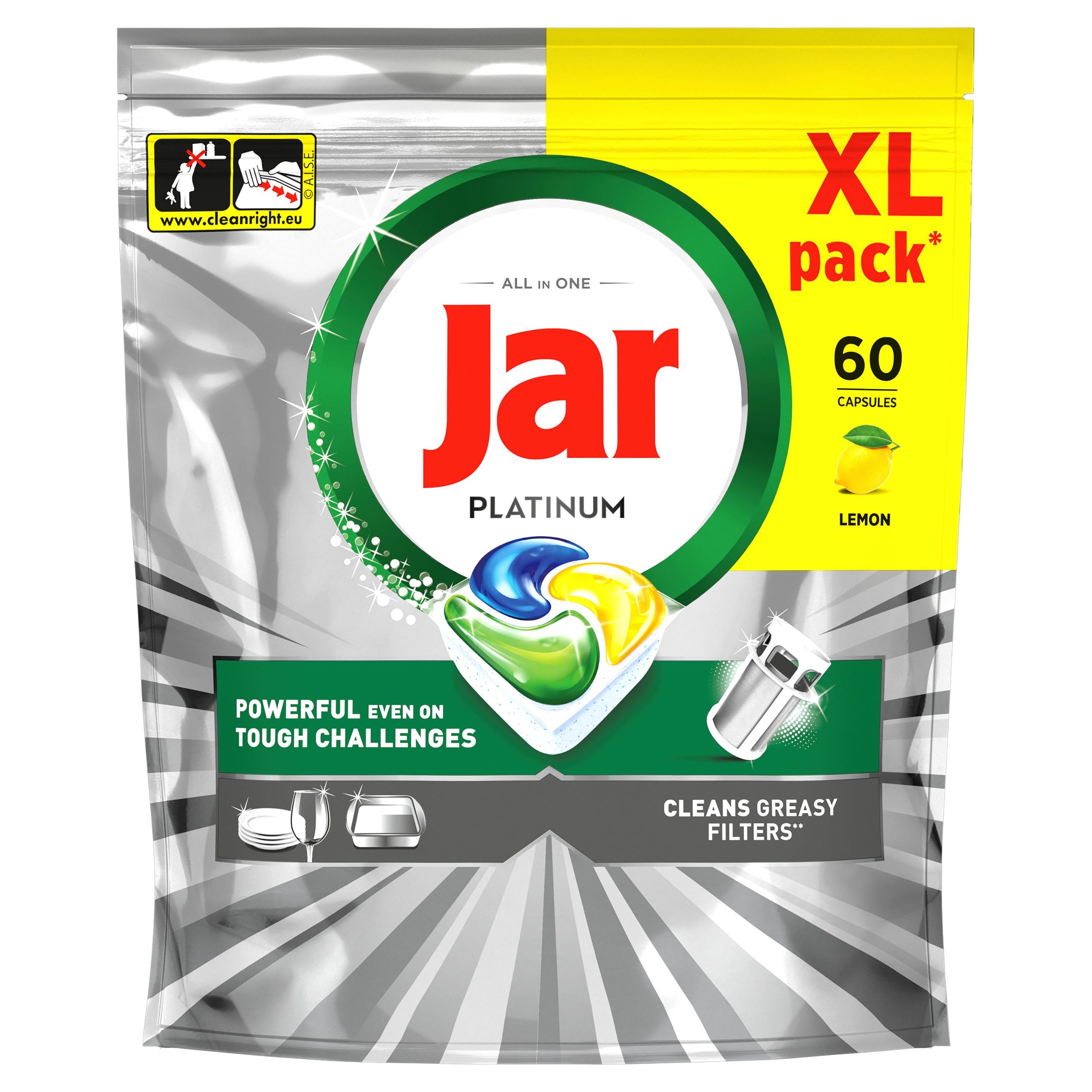 Jar Platinum Kapsle Lemon 61kusů