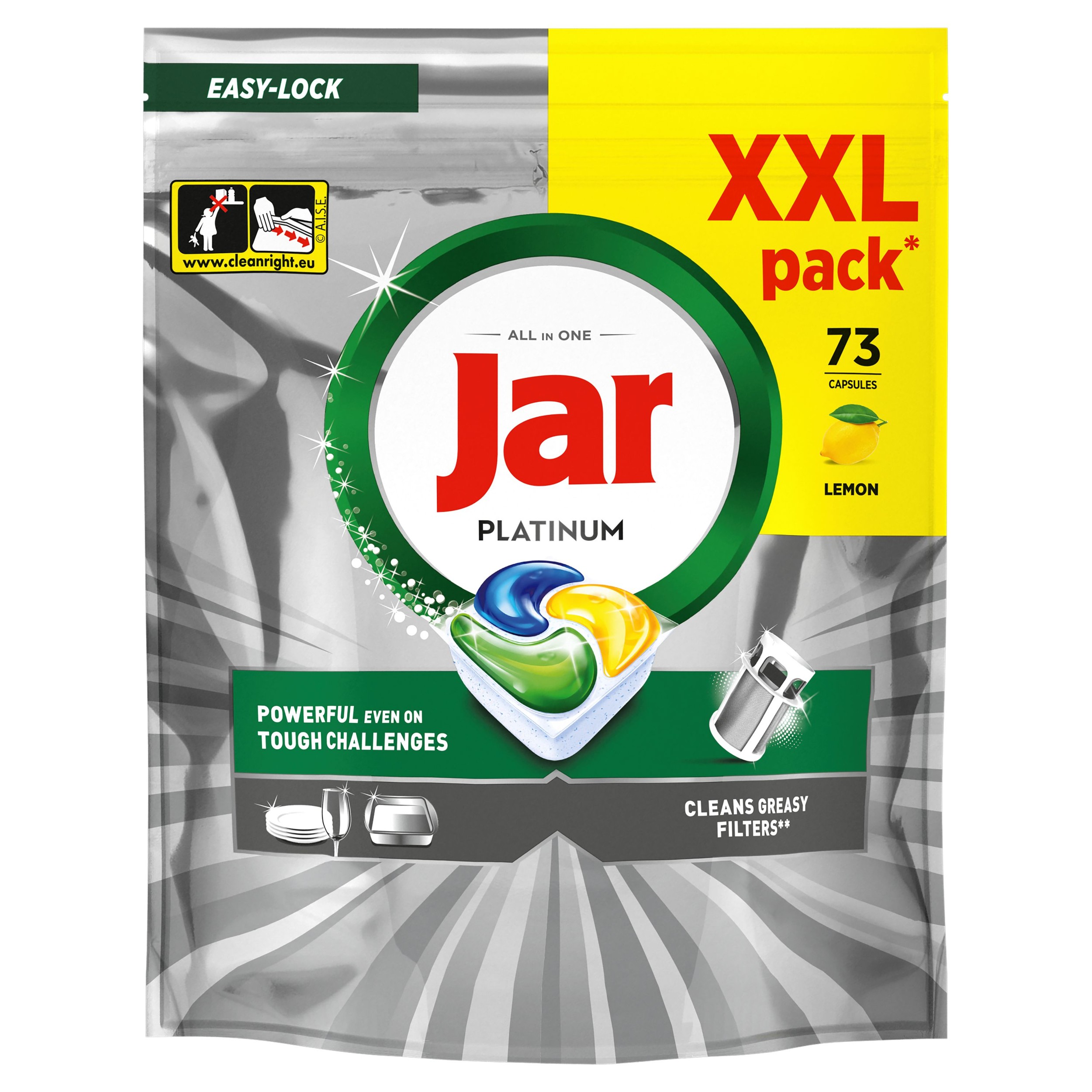 Jar Platinum Kapsle Lemon 73kusů
