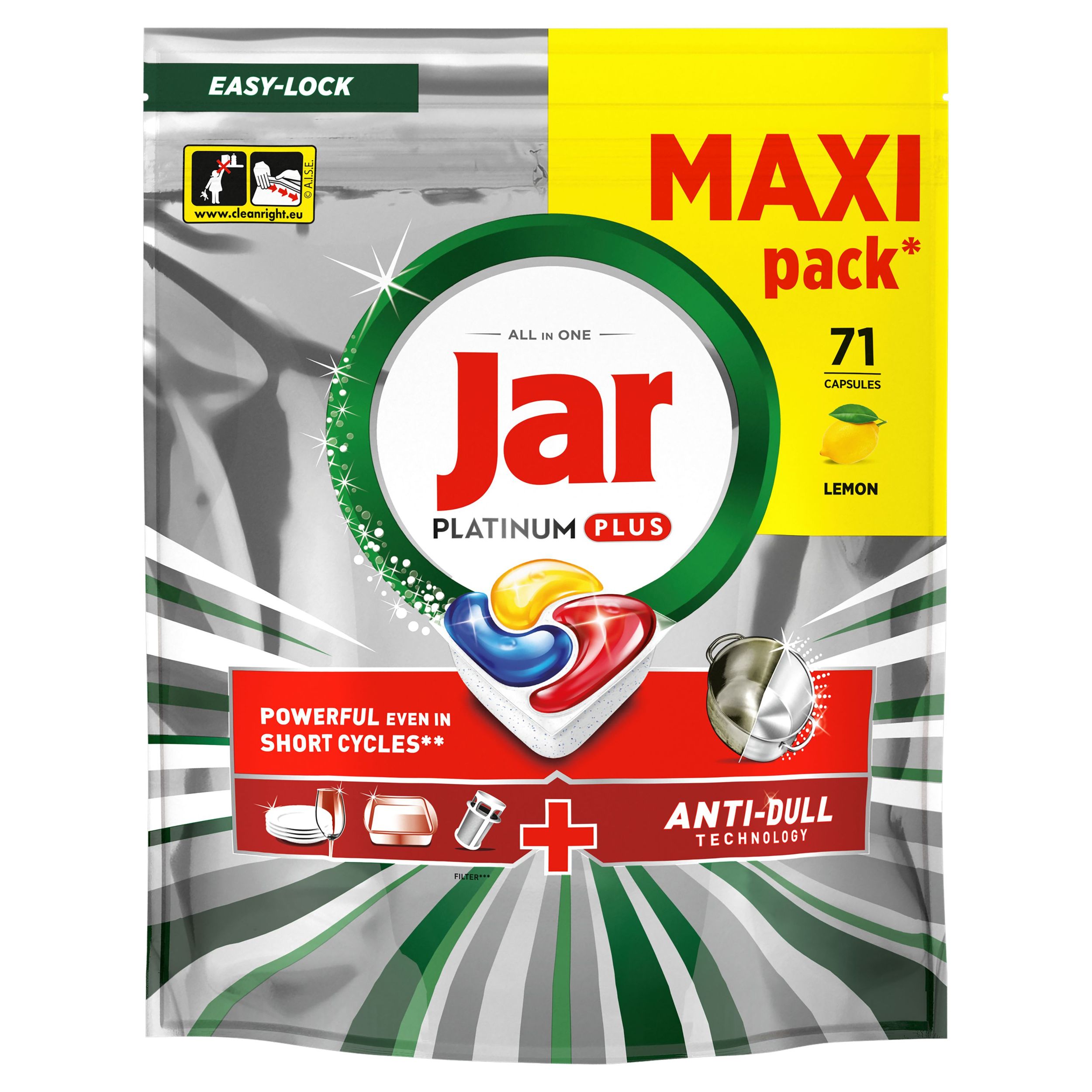 Jar Platinum Plus Kapsle Lemon 71kusů