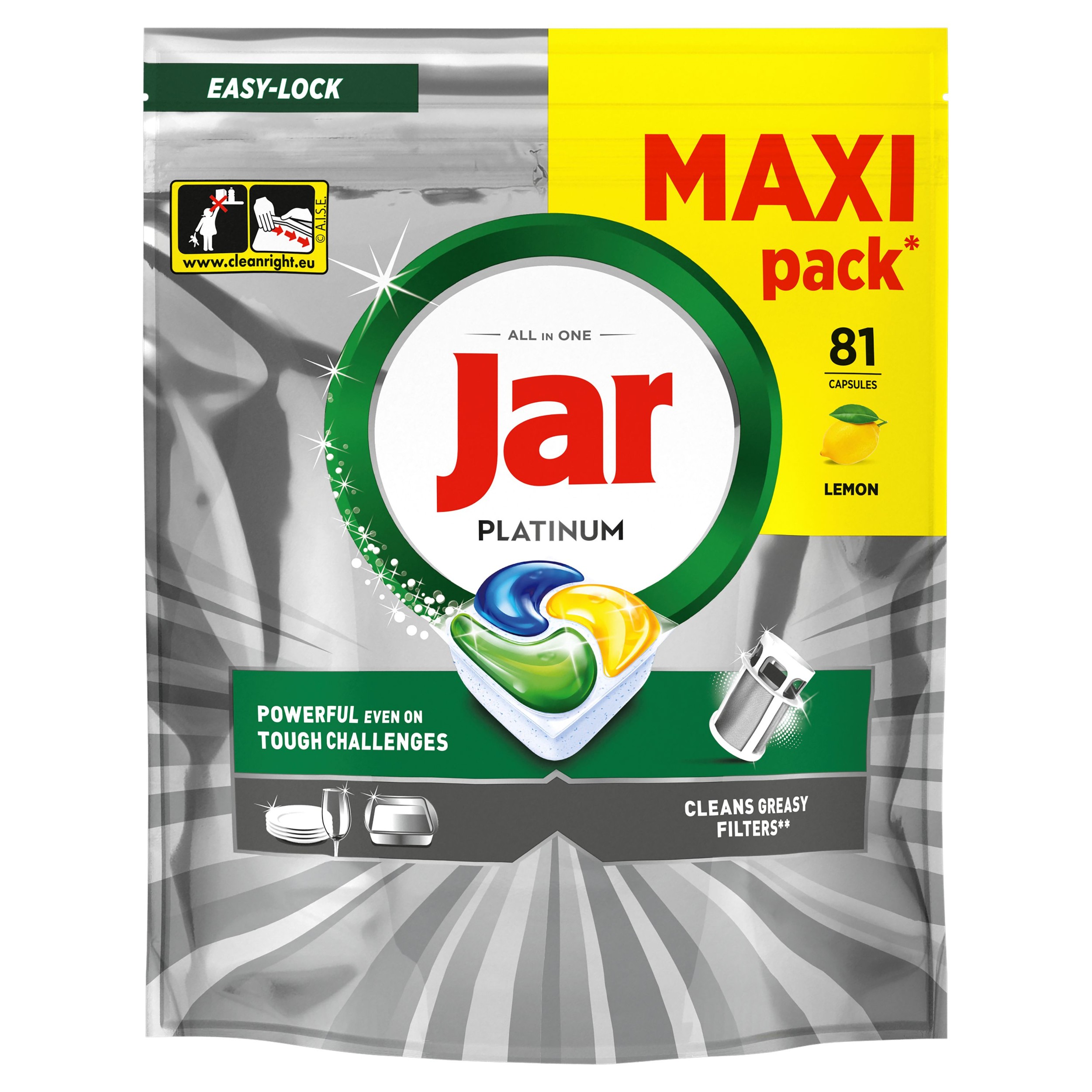 Jar Platinum Kapsle Lemon 81kusů